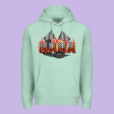 Race Nana Premium Hoodie Designed By Zillion Design Studio