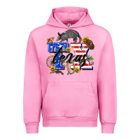 Fuchsia Pink texas tx Urban Hoodie - Zillion Design Studio