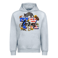 Heather Grey texas tx Urban Hoodie - Zillion Design Studio
