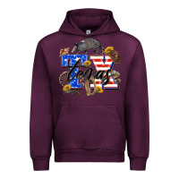 Mauve Wine texas tx Urban Hoodie - Zillion Design Studio