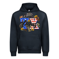 Navy texas tx Urban Hoodie - Zillion Design Studio