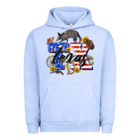 Pigment Grape Ice texas tx Urban Hoodie - Zillion Design Studio