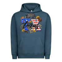 Pigment Midnight Navy texas tx Urban Hoodie - Zillion Design Studio