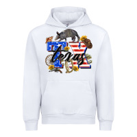 White texas tx Urban Hoodie - Zillion Design Studio