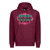 Burgundy proud latina Premium Hoodie - CTS Tumbler Store