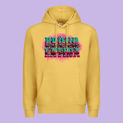 Proud Latina Premium Hoodie Designed By Cts Tumbler Store