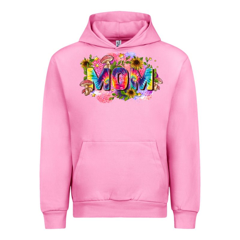 Tie Dye Mom Urban Hoodie by Zillion Design Studio | Teevron