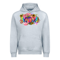 Heather Grey tie dye mom Urban Hoodie - Zillion Design Studio