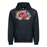 Navy tie dye mom Urban Hoodie - Zillion Design Studio