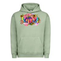 Pigment Oil Green tie dye mom Urban Hoodie - Zillion Design Studio