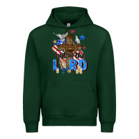 Forest Green trust in the lord Urban Hoodie - Zillion Design Studio