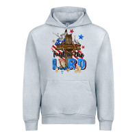 Heather Grey trust in the lord Urban Hoodie - Zillion Design Studio