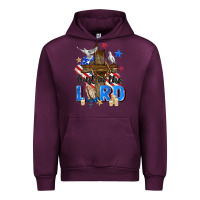 Mauve Wine trust in the lord Urban Hoodie - Zillion Design Studio