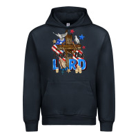 Navy trust in the lord Urban Hoodie - Zillion Design Studio