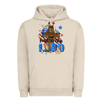 Pigment French Oak trust in the lord Urban Hoodie - Zillion Design Studio