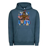 Pigment Midnight Navy trust in the lord Urban Hoodie - Zillion Design Studio