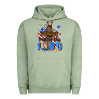 Pigment Oil Green trust in the lord Urban Hoodie - Zillion Design Studio