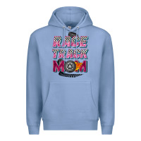 Colony Blue race track mom Premium Hoodie - Zillion Design Studio
