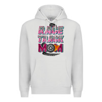 Dove Grey race track mom Premium Hoodie - Zillion Design Studio