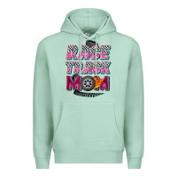 Seafoam race track mom Premium Hoodie - Zillion Design Studio