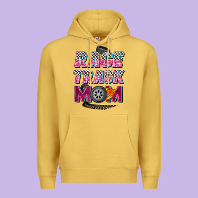 Race Track Mom Premium Hoodie Designed By Zillion Design Studio