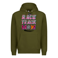 Army Green race track mom Premium Hoodie - Zillion Design Studio