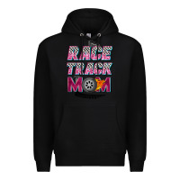 Black race track mom Premium Hoodie - Zillion Design Studio