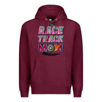 Burgundy race track mom Premium Hoodie - Zillion Design Studio