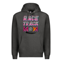 Charcoal Heather race track mom Premium Hoodie - Zillion Design Studio
