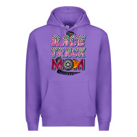 Purple race track mom Premium Hoodie - Zillion Design Studio