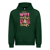 Forest Green wife mother dog lover Urban Hoodie - Zillion Design Studio