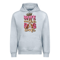 Heather Grey wife mother dog lover Urban Hoodie - Zillion Design Studio