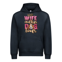 Navy wife mother dog lover Urban Hoodie - Zillion Design Studio