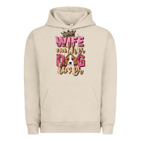 Pigment French Oak wife mother dog lover Urban Hoodie - Zillion Design Studio