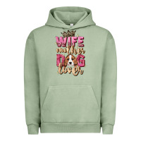 Pigment Oil Green wife mother dog lover Urban Hoodie - Zillion Design Studio