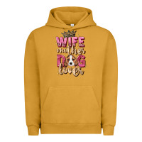 Pigment Peanut Butter wife mother dog lover Urban Hoodie - Zillion Design Studio
