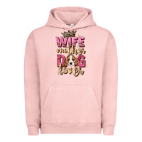Pigment Salmon wife mother dog lover Urban Hoodie - Zillion Design Studio