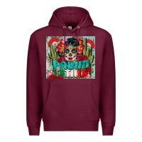 Burgundy proud latina tumbler 3 Premium Hoodie - CTS Tumbler Store