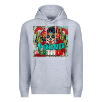 Heather Grey proud latina tumbler 3 Premium Hoodie - CTS Tumbler Store