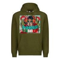 Army Green proud latina tumbler 3 Premium Hoodie - CTS Tumbler Store