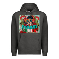 Charcoal Heather proud latina tumbler 3 Premium Hoodie - CTS Tumbler Store