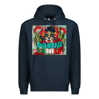 Navy proud latina tumbler 3 Premium Hoodie - CTS Tumbler Store