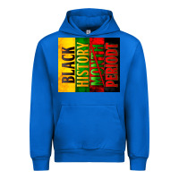 Cobalt Black History Month periodt Urban Hoodie - Zillion Design Studio