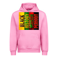Fuchsia Pink Black History Month periodt Urban Hoodie - Zillion Design Studio
