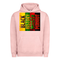 Pigment Salmon Black History Month periodt Urban Hoodie - Zillion Design Studio