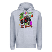 Heather Grey ready to crush 1st grade Premium Hoodie - Zillion Design Studio