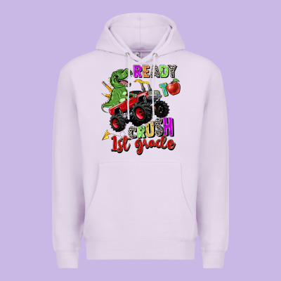 Ready To Crush 1st Grade Premium Hoodie Designed By Zillion Design Studio
