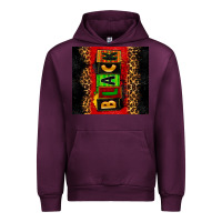 Mauve Wine Black Urban Hoodie - Zillion Design Studio