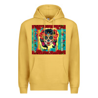 Antique Gold sugar skull tumbler 3 Premium Hoodie - CTS Tumbler Store