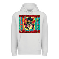 Dove Grey sugar skull tumbler 3 Premium Hoodie - CTS Tumbler Store